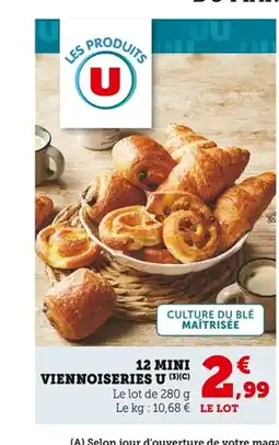 Bi1 12 mini viennoiseries u offre