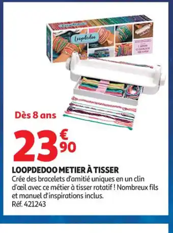 Auchan Supermarché Loopdedoo metier à tisser offre