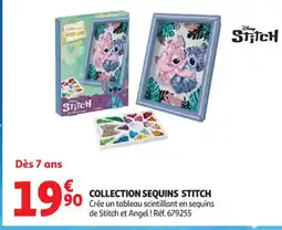 Auchan Supermarché STITCH Collection sequins offre