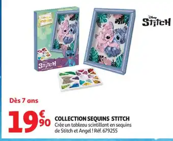 Auchan Supermarché STITCH Collection sequins offre
