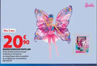 Auchan Supermarché BARBIE Danseuse papillon offre