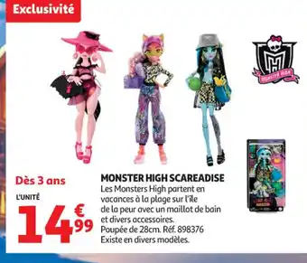 Auchan Supermarché MONSTER HIGH Scareadise offre