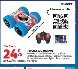 Auchan Supermarché 360 cross 10 ans exost offre