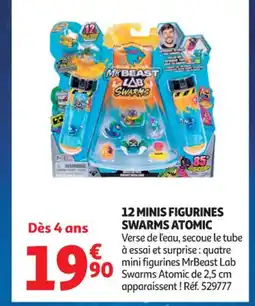 Auchan Supermarché 12 minis figurines swarms atomic offre