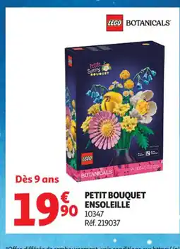 Auchan Supermarché LEGO BOTANICALS Petit bouquet ensoleille offre