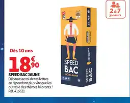 Auchan Supermarché SPEED BAC Jaune offre