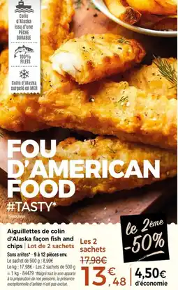Thiriet Aiguillettes de colin d'alaska façon fish and chips offre