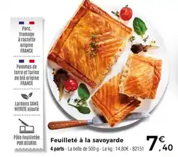 Thiriet Feuilleté à la savoyarde offre