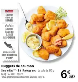 Thiriet Nuggets de saumon offre