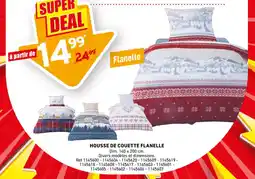 Trafic Housse de couette flanelle offre
