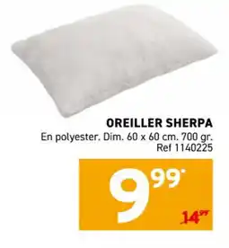 Trafic Oreiller sherpa offre