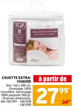 Trafic Couette extra- chaude offre
