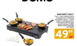 Trafic Wok party 3-en-1 offre