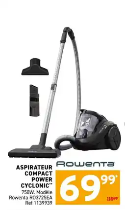 Trafic Aspirateur compact power cyclonic offre