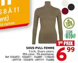 Trafic Sous-pull femme offre