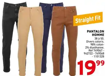 Trafic Pantalon homme offre