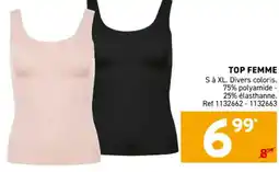 Trafic Top femme offre