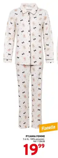 Trafic Pyjama femme offre