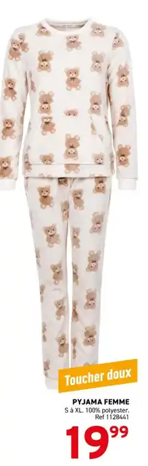 Trafic Pyjama femme offre