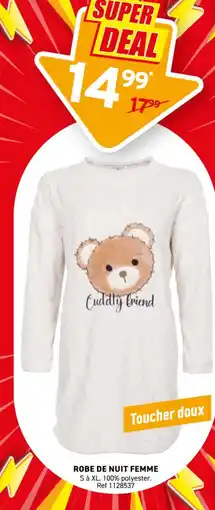 Trafic Robe de nuit femme offre