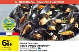 Carrefour Market Moules de bouchot filiere qualite carrefour offre