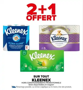 Carrefour Market Sur tout kleenex offre