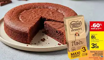 Carrefour Market Tablettes de chocolat maxi format nestlé dessert offre