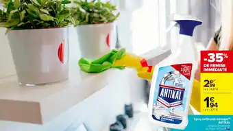 Carrefour Market Spray nettoyant ménager antikal offre