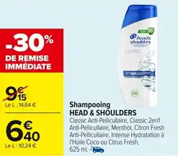 Carrefour Market Shampooing head & shoulders offre