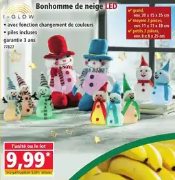 Norma Bonhomme de neige led offre
