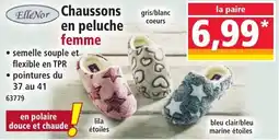 Norma Chaussons en peluche femme offre