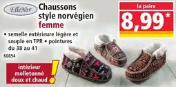 Norma Chaussons style norvégien femme offre