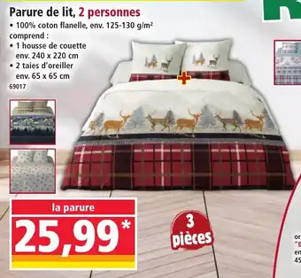 Norma Parure de lit 2 personnes offre
