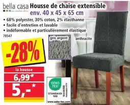 Norma Bella casa housse de chaise extensible offre