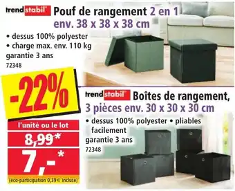Norma Boîtes de rangement offre