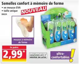 Norma Semelles confort à mémoire de forme offre