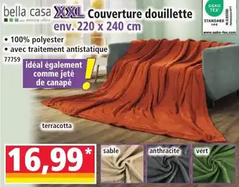 Norma Bella casa xxl couverture douillette offre
