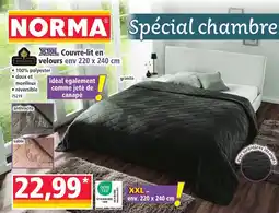 Norma Xxl couvre-lit en velours offre