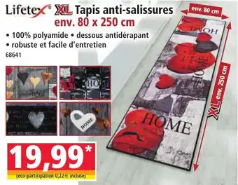 Norma Xl tapis anti-salissures offre