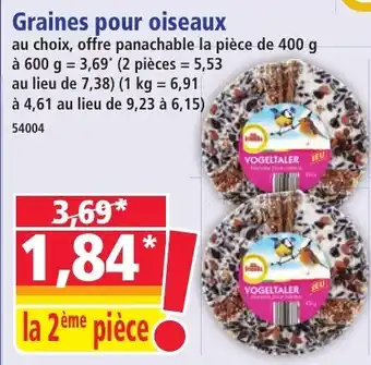 Norma Graines pour oiseaux offre