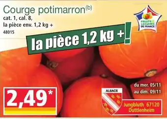 Norma Courge potimarron offre