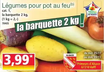 Norma Légumes pour pot au feu offre
