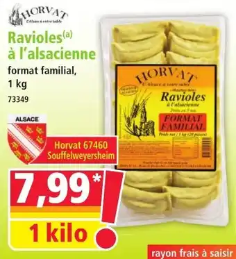Norma Ravioles à l'alsacienne offre