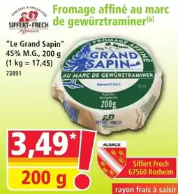Norma Fromage affiné au marc de gewürztraminer offre