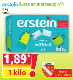 Norma Erstein sucre en morceaux n°4 offre