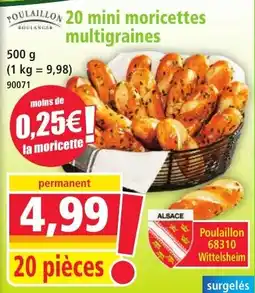 Norma Poulaillon 20 mini moricettes multigraines offre