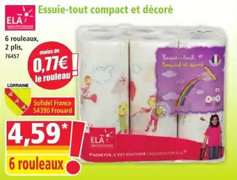 Norma Essuie-tout compact et décoré offre