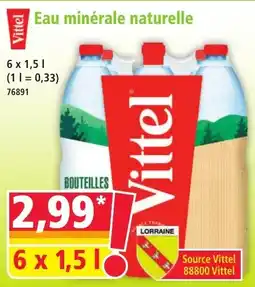Norma Eau minérale naturelle offre