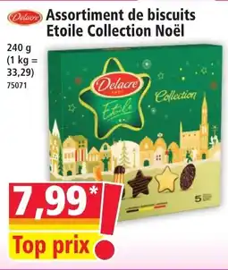 Norma Delacre assortiment de biscuits etoile collection noël offre