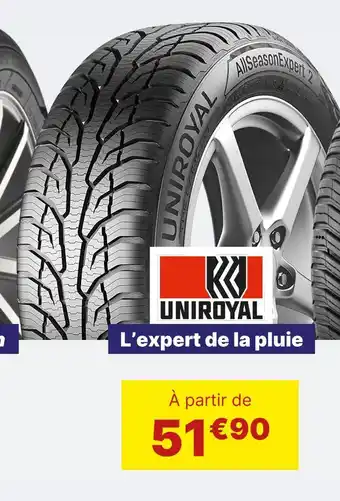 Carter-Cash Uniroyal L’expert de la pluie offre